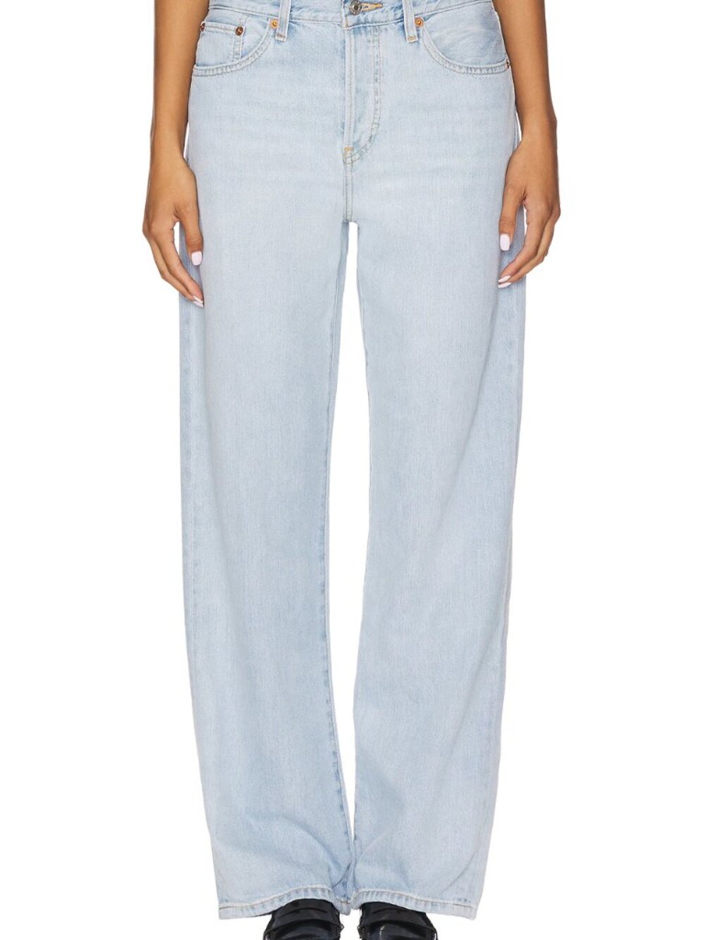 Re/Done The Thrasher Jean Ola Indigo Wide Leg Size 25 NWT $310